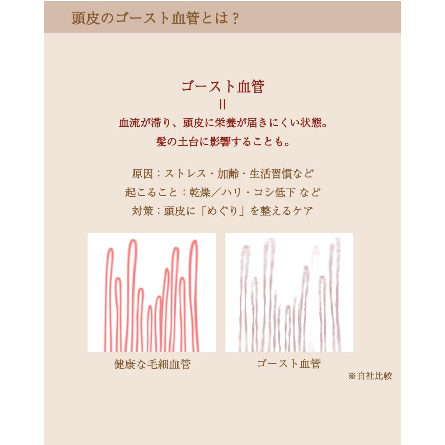 ヘットスパ発想。頭皮美容液