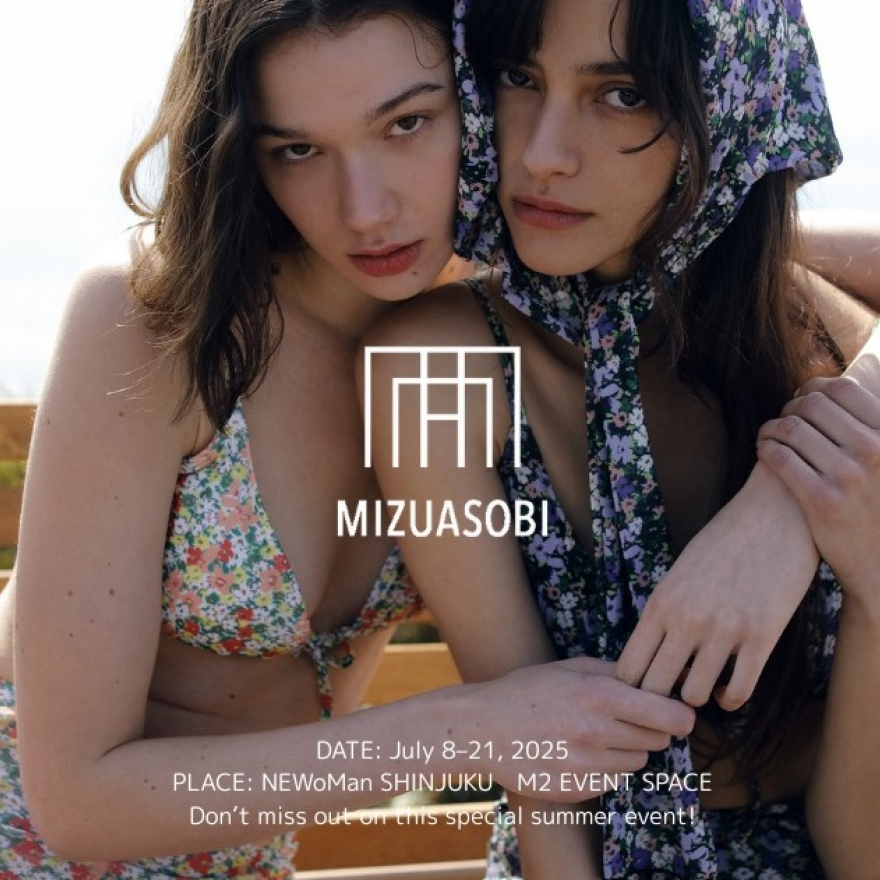 街でも着られるサステナ水着「MIZUASOBI」