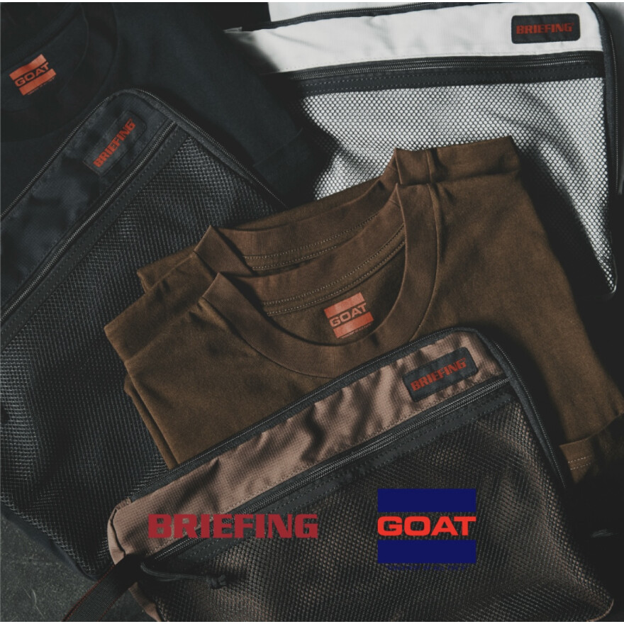 『GOAT（ゴート）』とBRIEFINGのコラボレーションTシャツ発売
