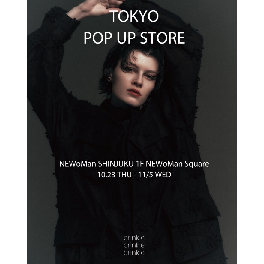 crinkle crinkle crinkle POP UP STORE