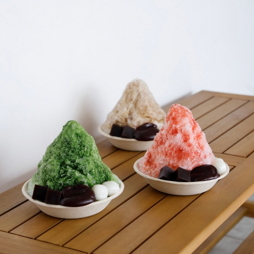 夏を彩る4種の味わい　あんペーストかき氷