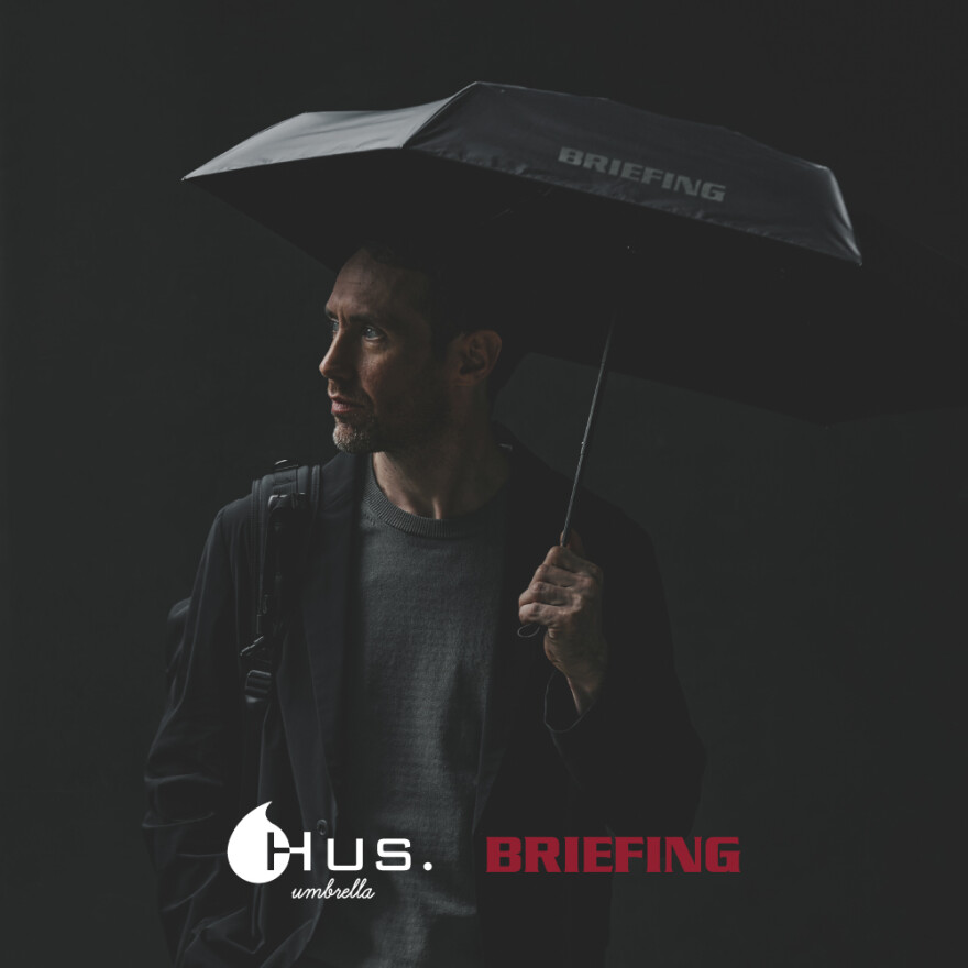 BRIEFING×HUS コラボアンブレラ 発売