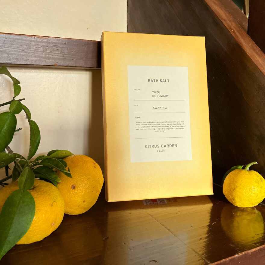 バスソルト 柑橘の庭