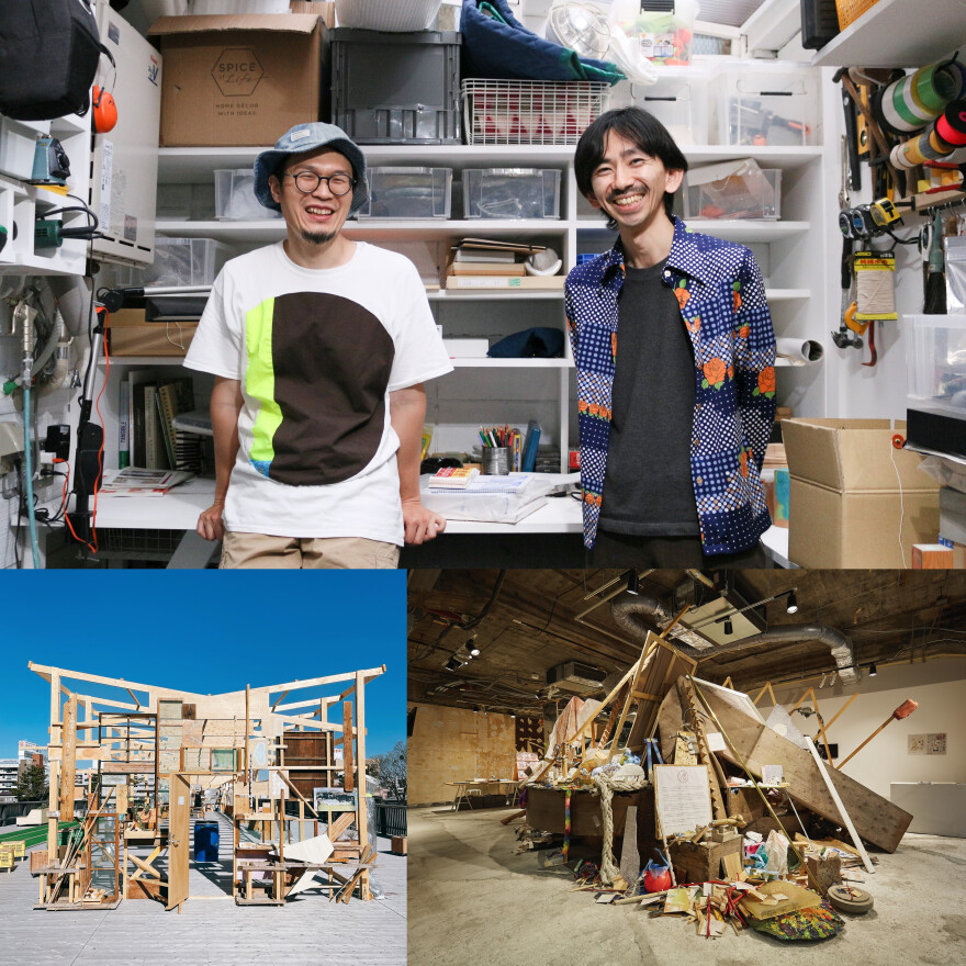 NEWoMan ART Window 廃材を使用したアートを展開！