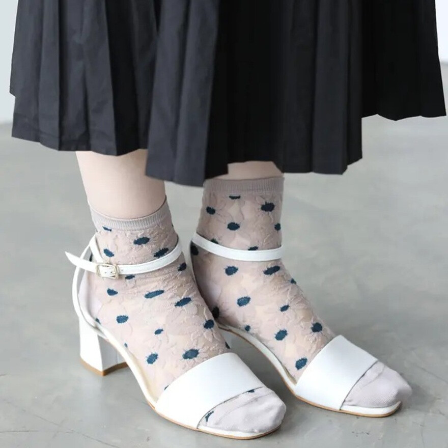 【母の日おすすめ】花柄ソックス