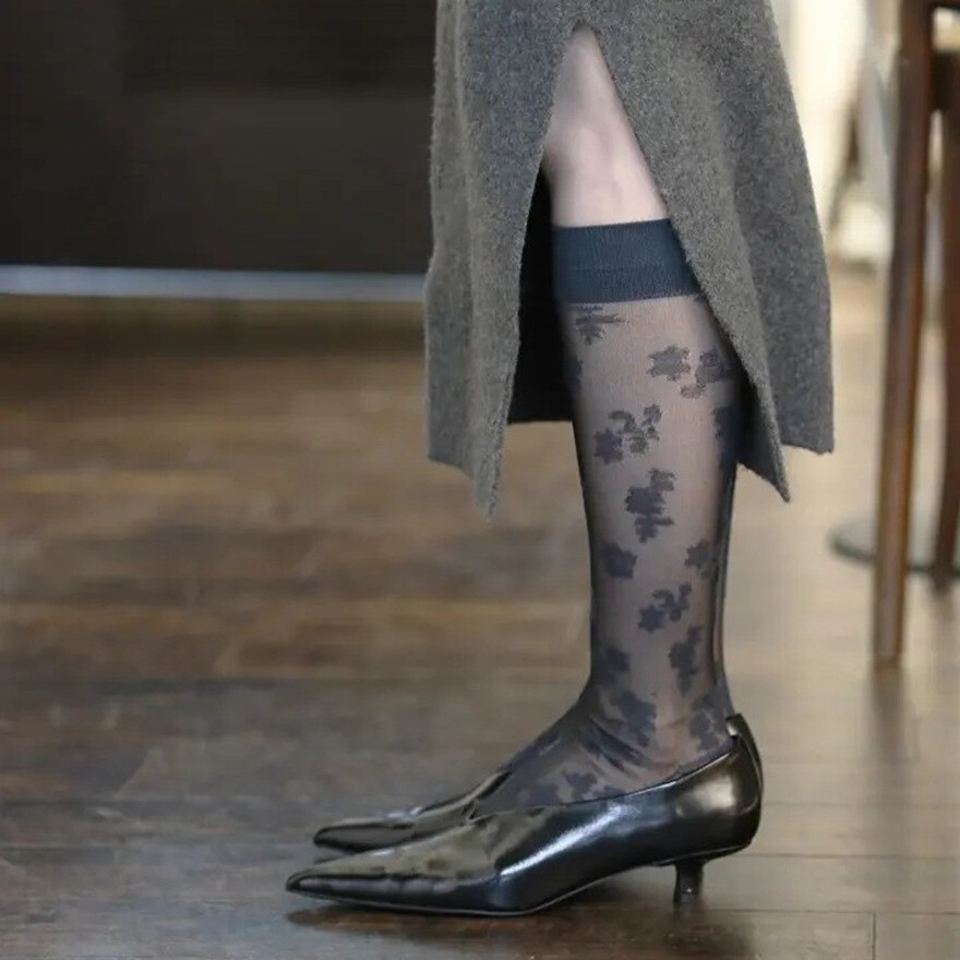 【母の日おすすめ】花柄ソックス