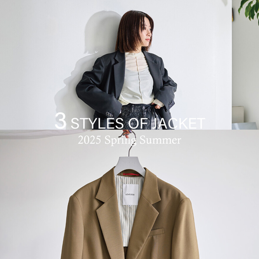 3 STYLES OF JACKET
