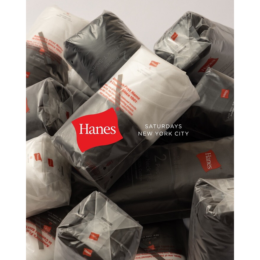 Hanes × Saturdays NYC 2-Pack Tee