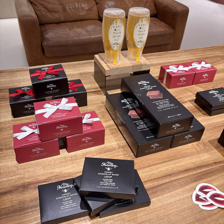 生はちみつ専門店「MY HONEY」はちみつとハニーショコラサンドの販売
