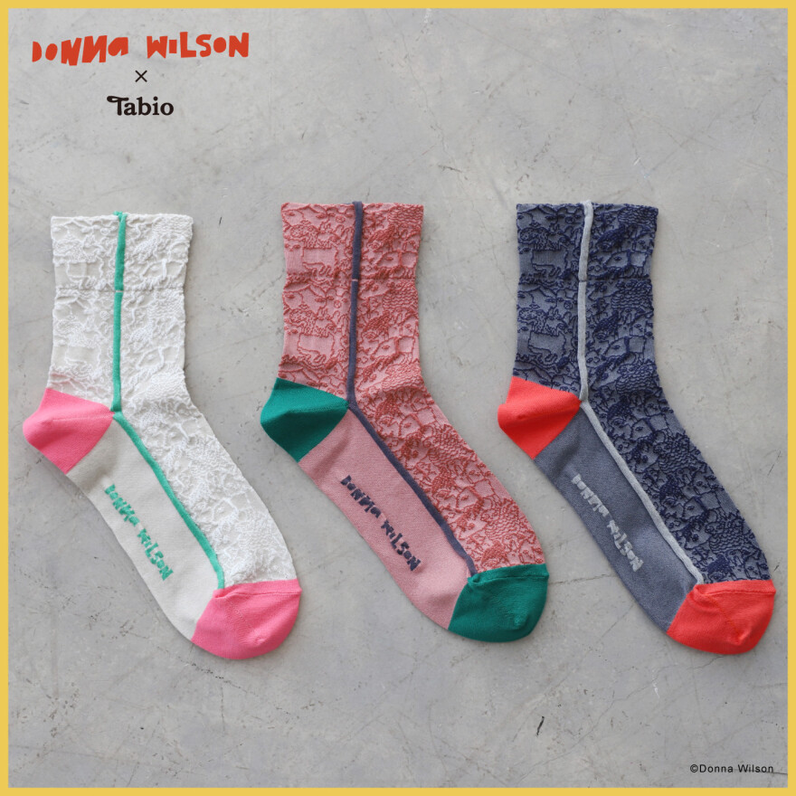 ドナ・ウィルソン×Tabio コラボソックス