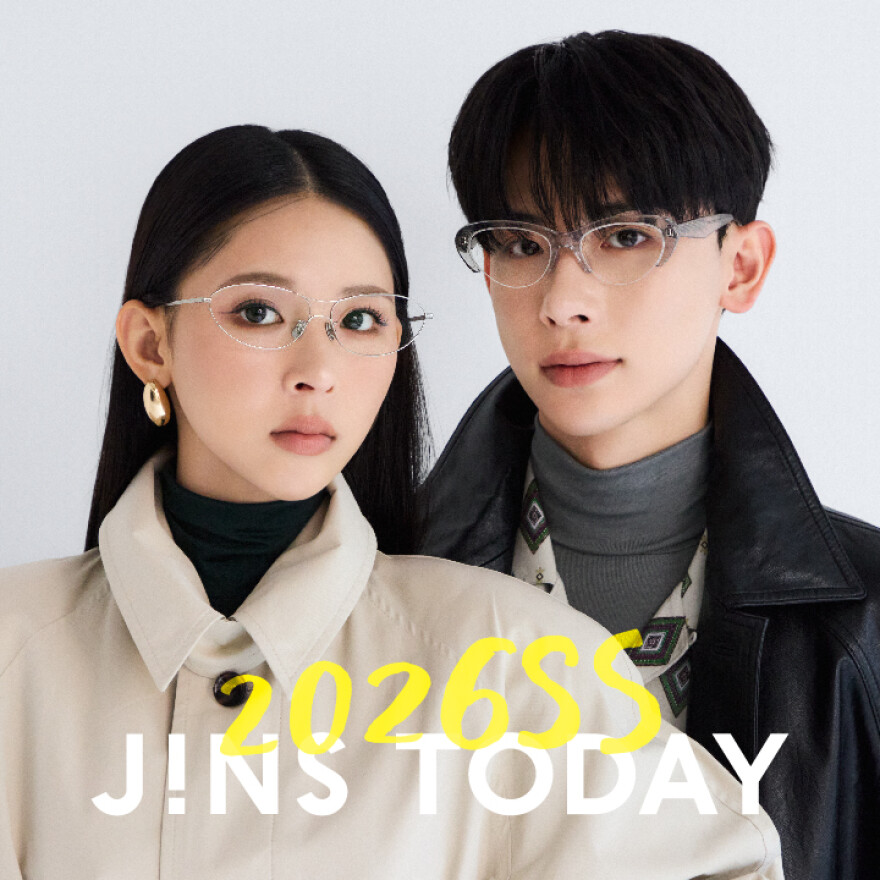 JINS TODAY26年春の新作発売！