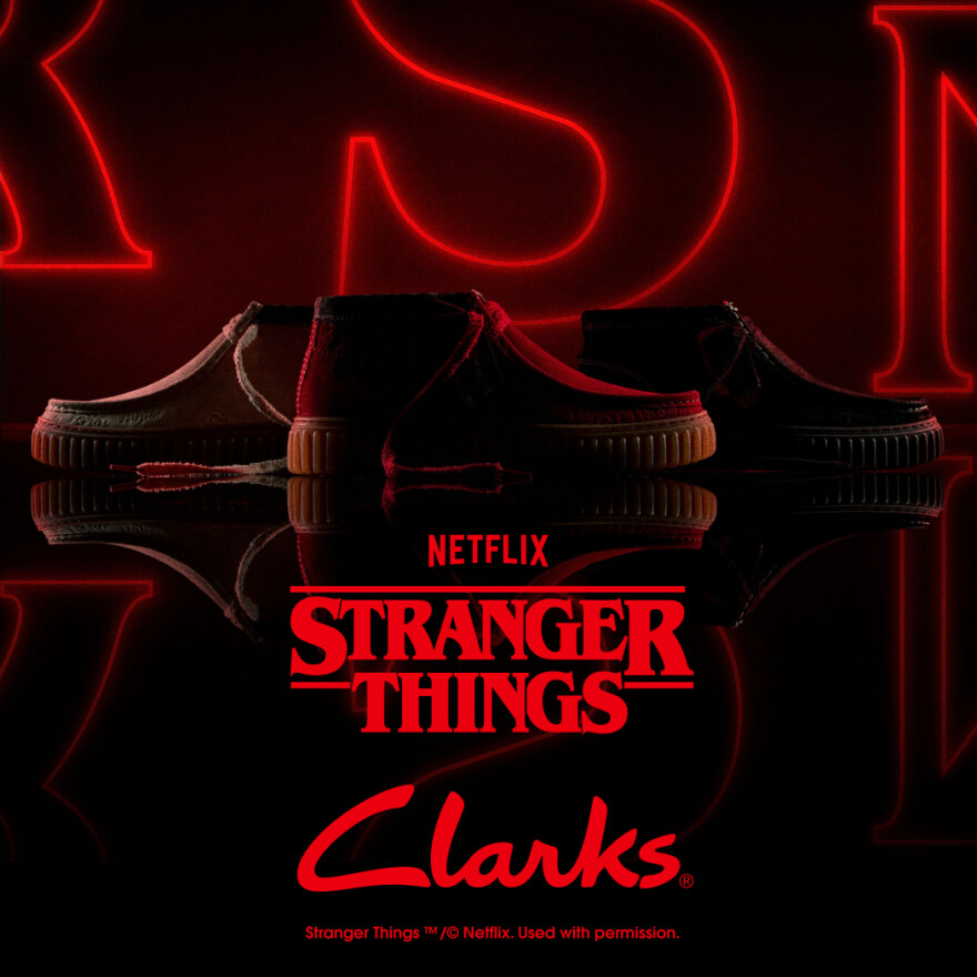 11月13日(木)発売　Stranger Things × Clarksコラボレーション