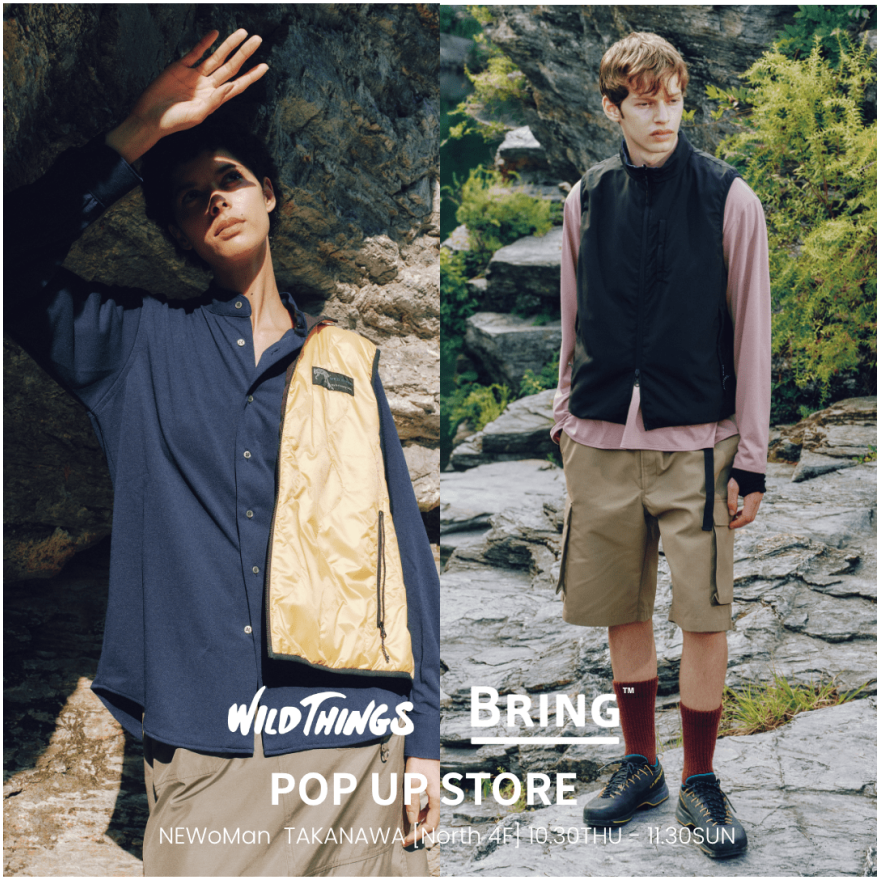 10/30～11/30　WILD THINGS POPUP開催