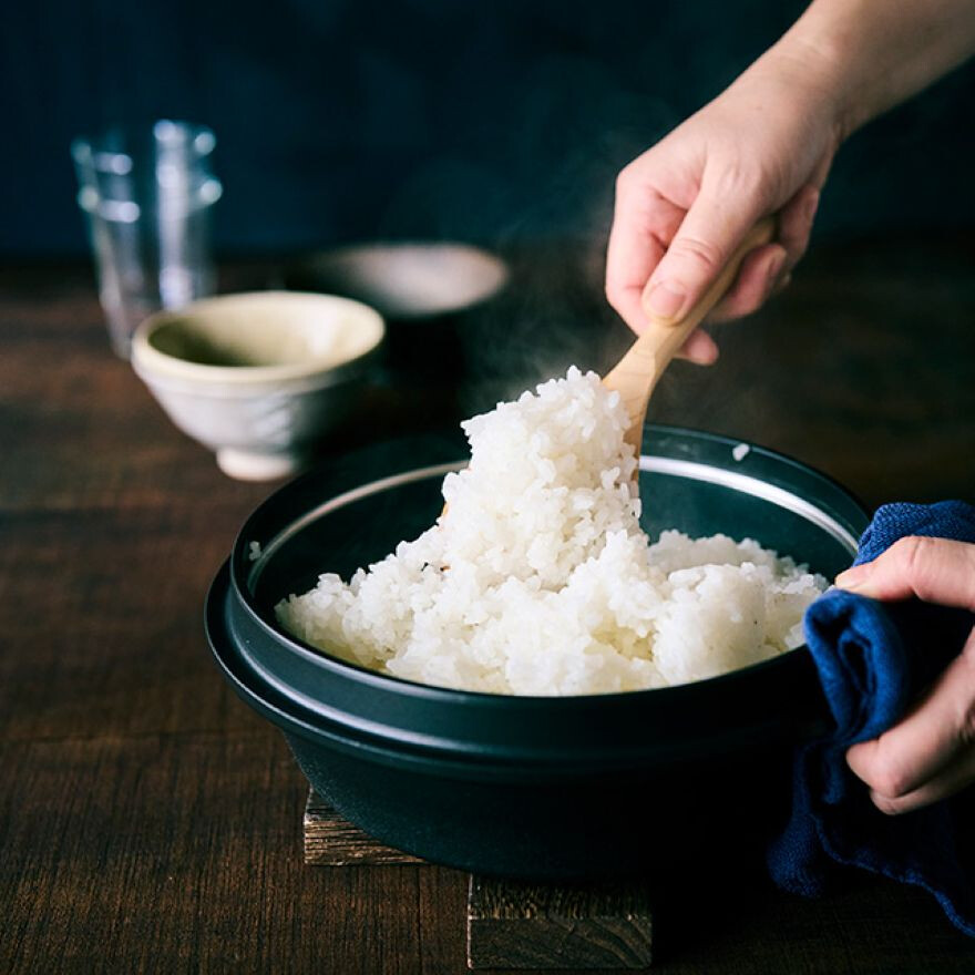 ごはんがおいしい羽釜鍋